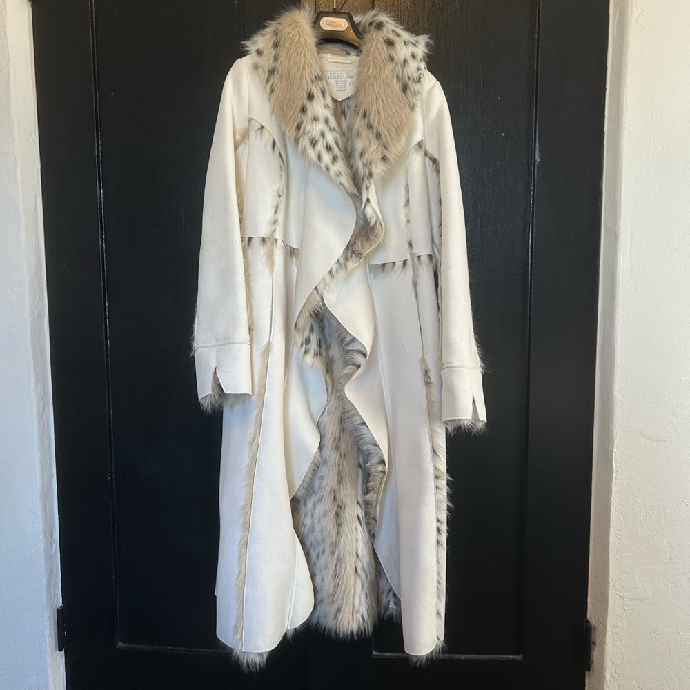 Faux fur coat